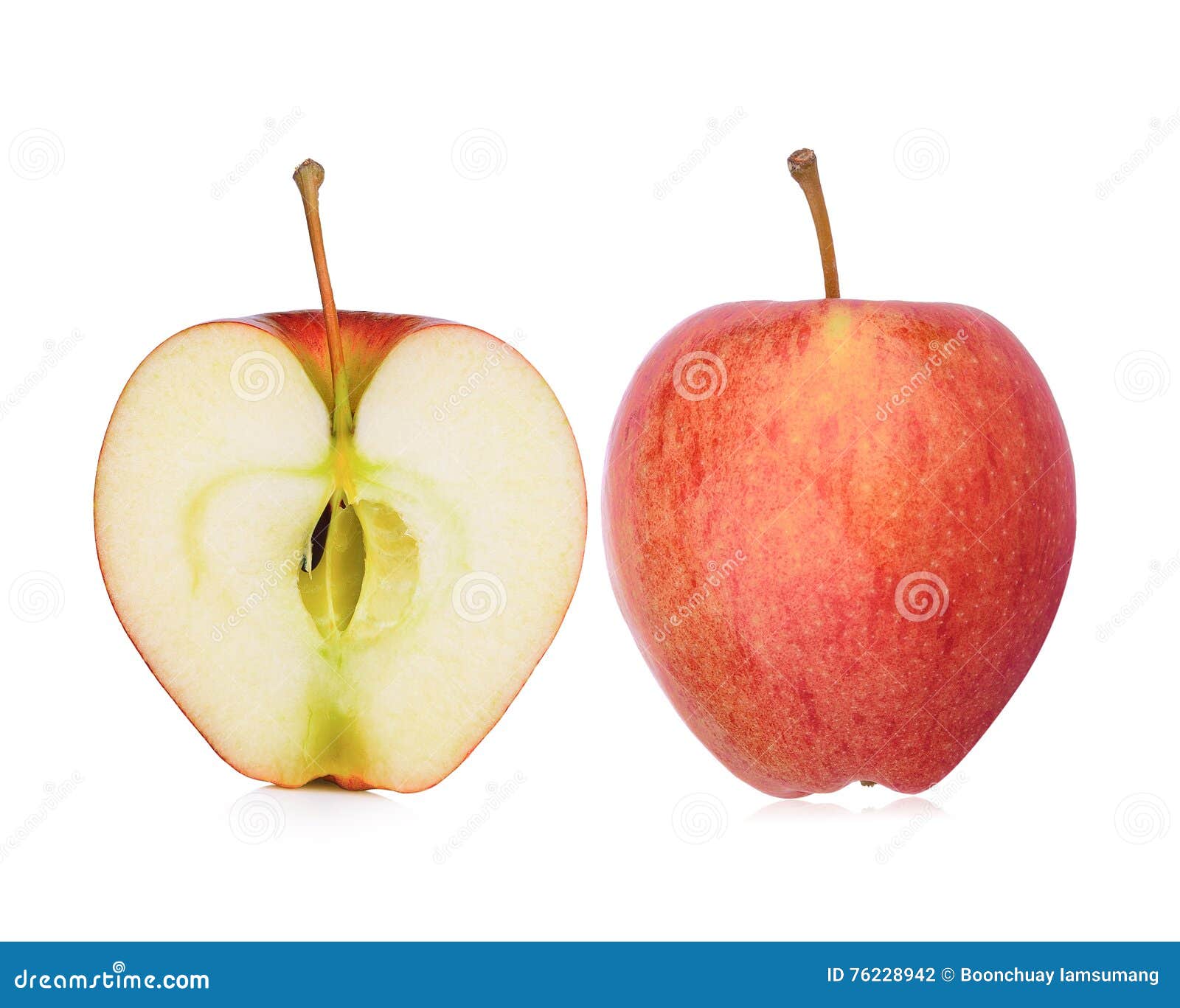 Gala Apple Isolate on White Stock Photo Image of freshness, closeup