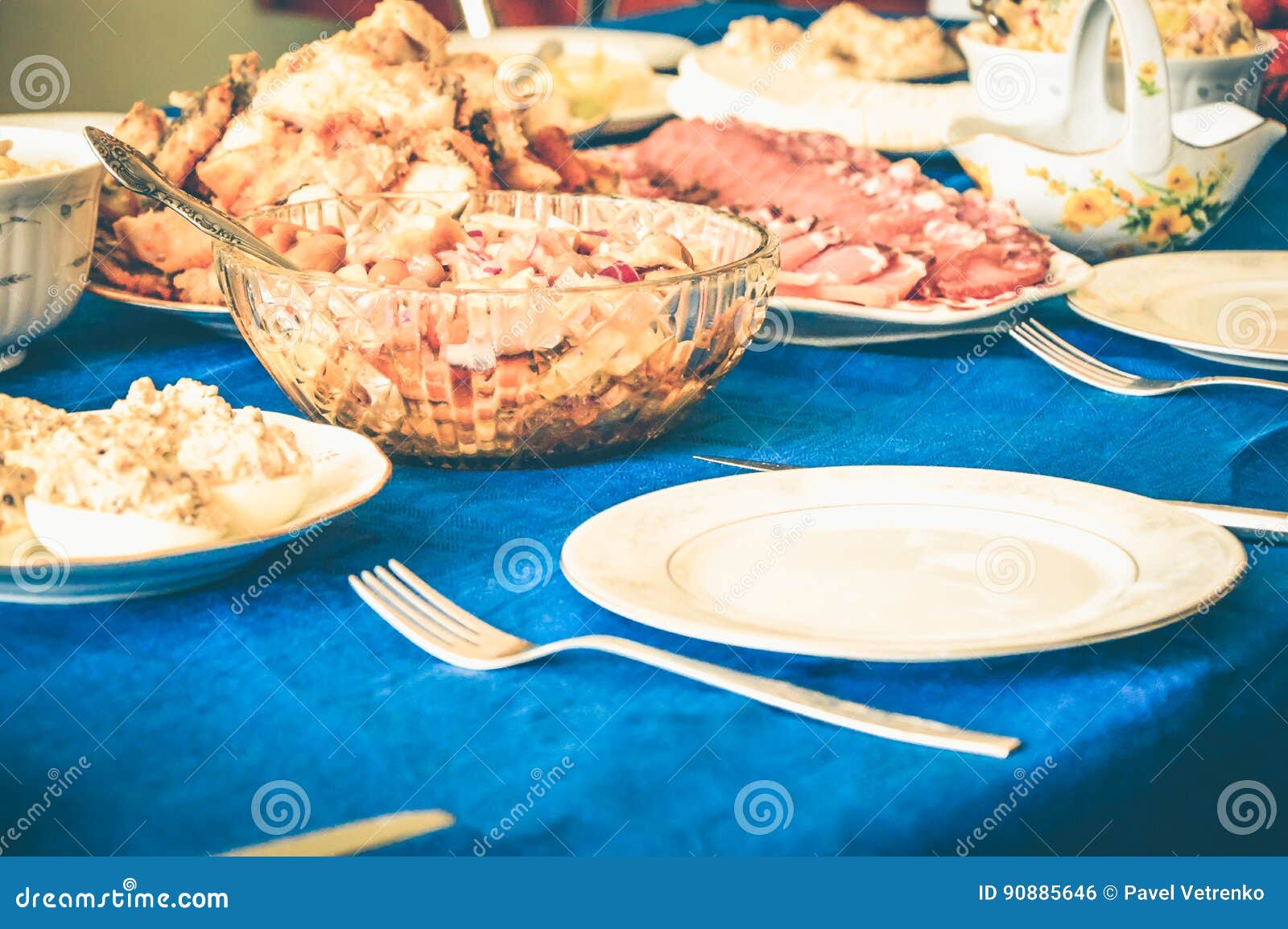 Gala Dinner Feast Meat Hunger Dainty Stock Photo Image of mood, flour