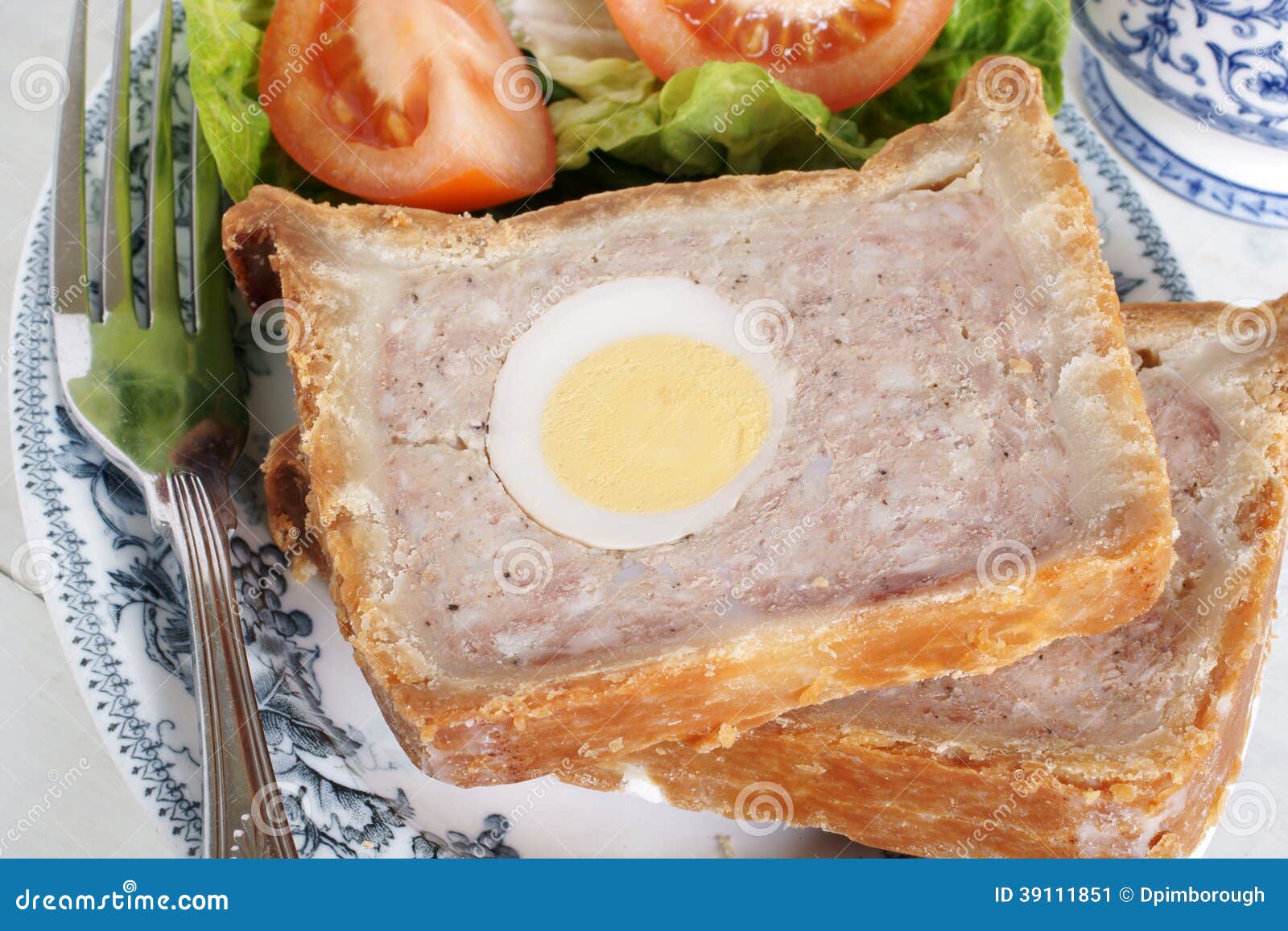 Gala Pie stock image. Image of english, british, baked 39111851