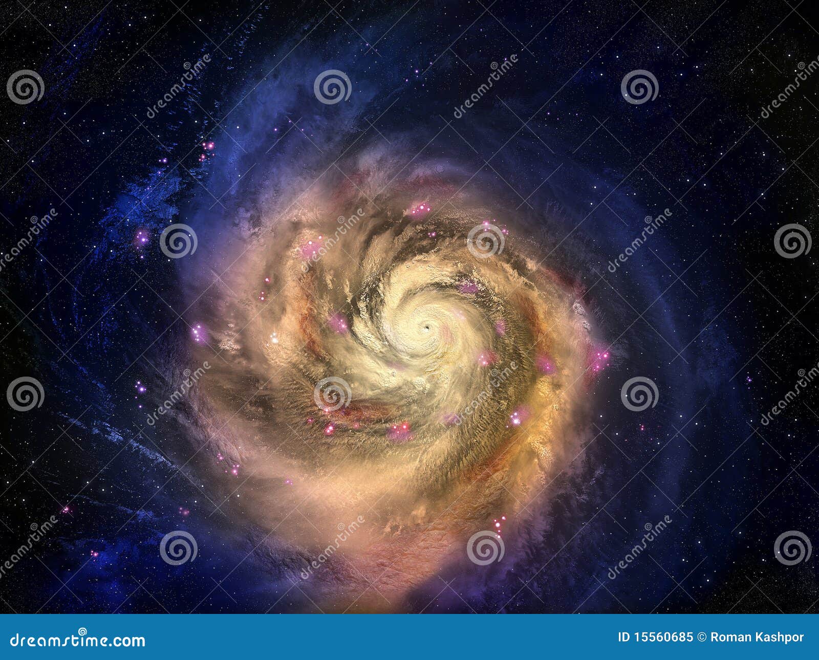 Galassia illustrazione di stock. Illustrazione di spazio 15560685