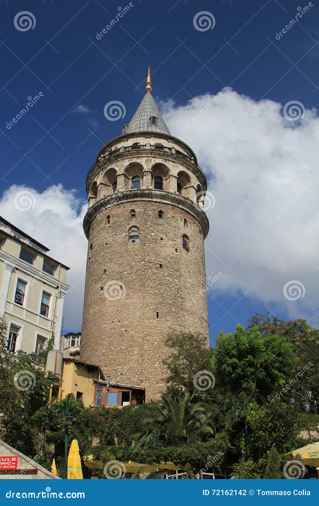 galata tower in instanbul, turkey