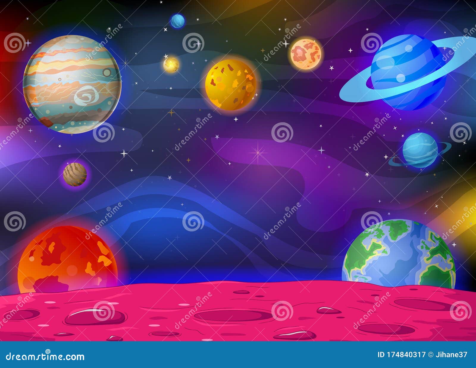 Cartoon Planets Stock Illustrations – 16,177 Cartoon Planets Stock  Illustrations, Vectors & Clipart - Dreamstime