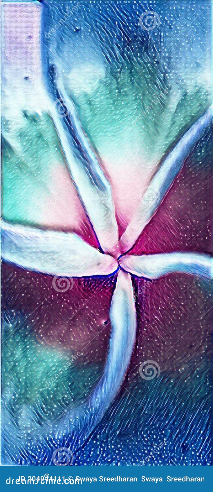 Galaxy View of Flower Wallpaper Image Stock Image Image of view