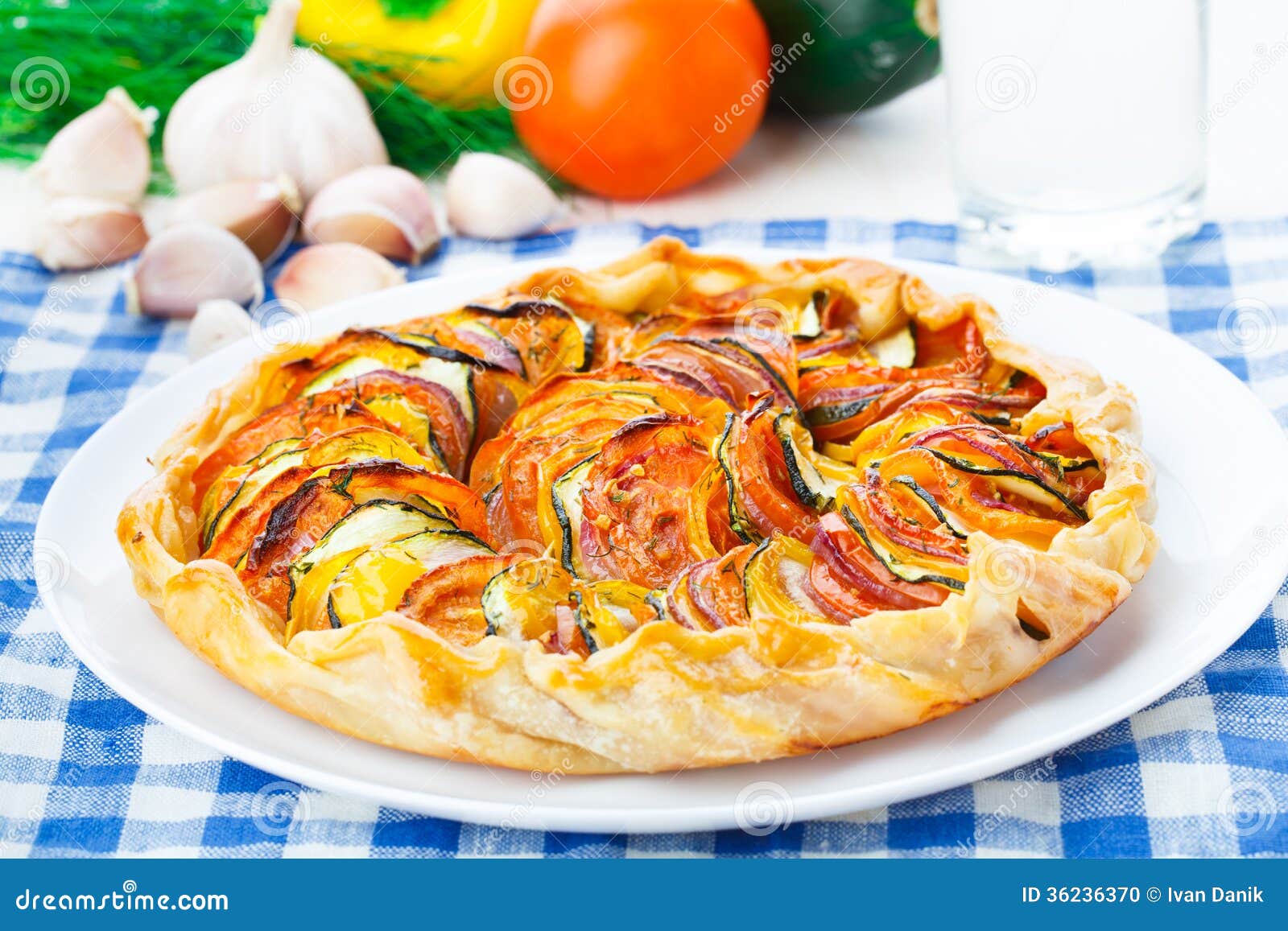 Galette ratatouille stock photo. Image of dish, galette - 36236370