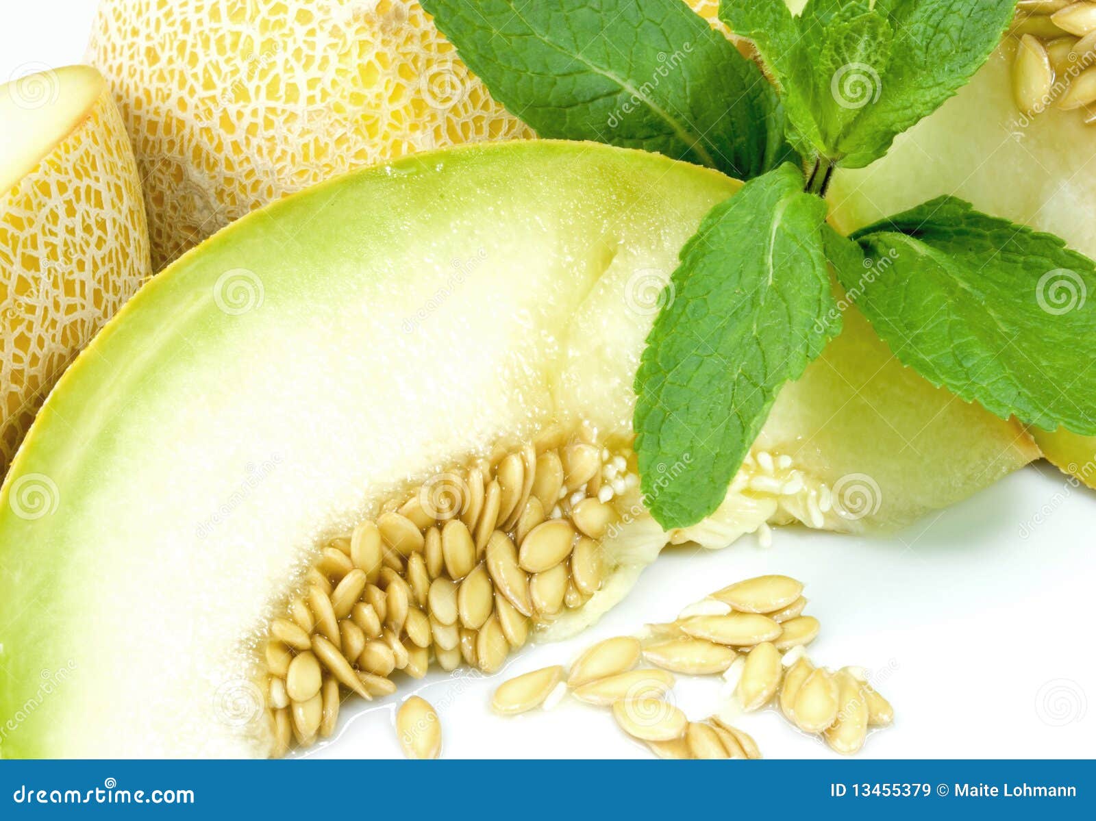 Galia melon stock image. Image of fresh, fruity, food 13455379