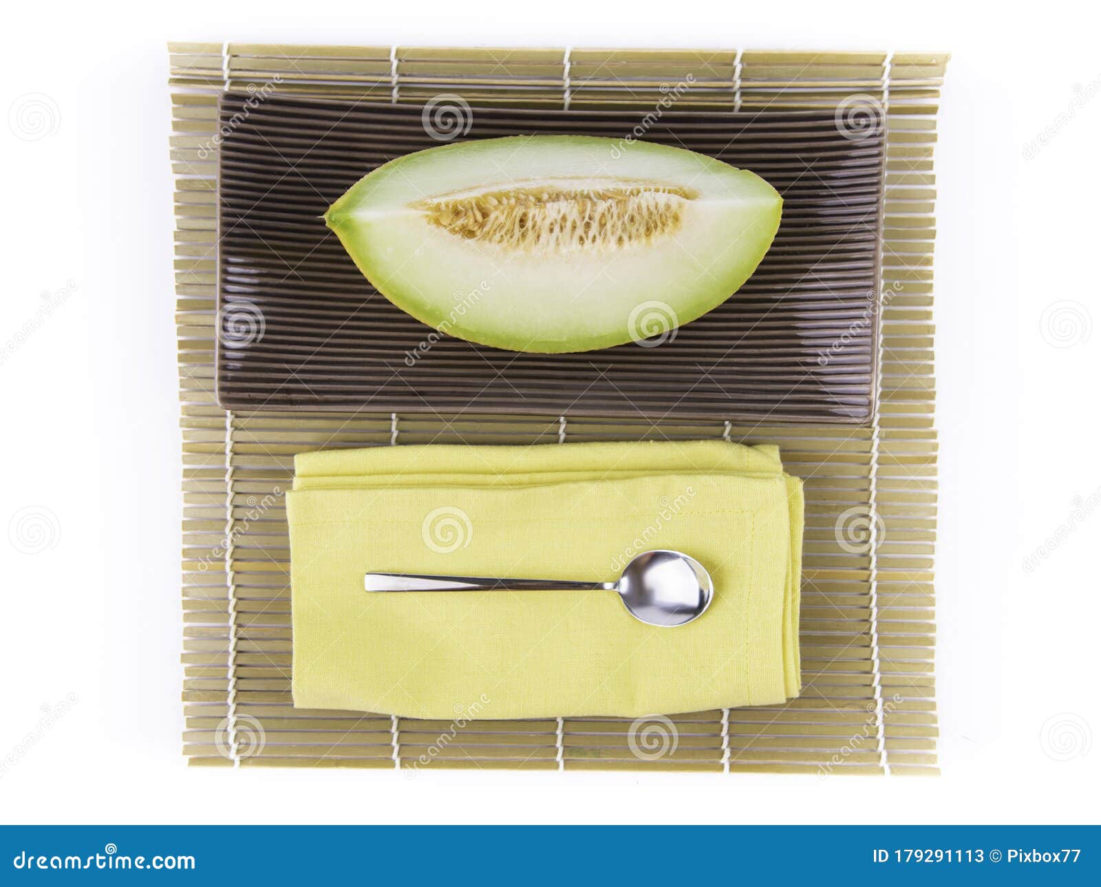 Galia Melon Sliced Ready To Eat Stock Image Image of food, dish