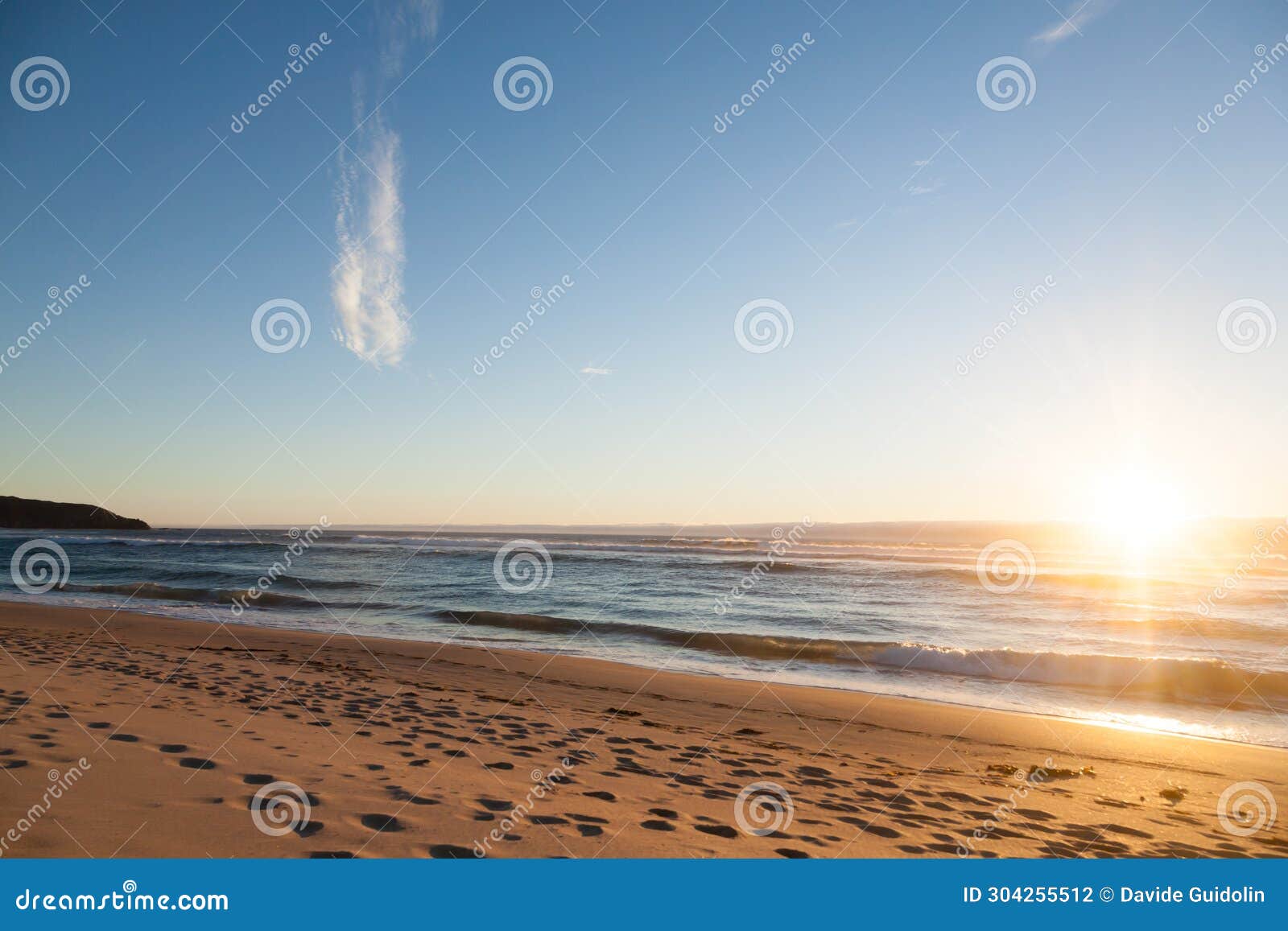 galician beach landscape, galicia, spain. do rostro beach