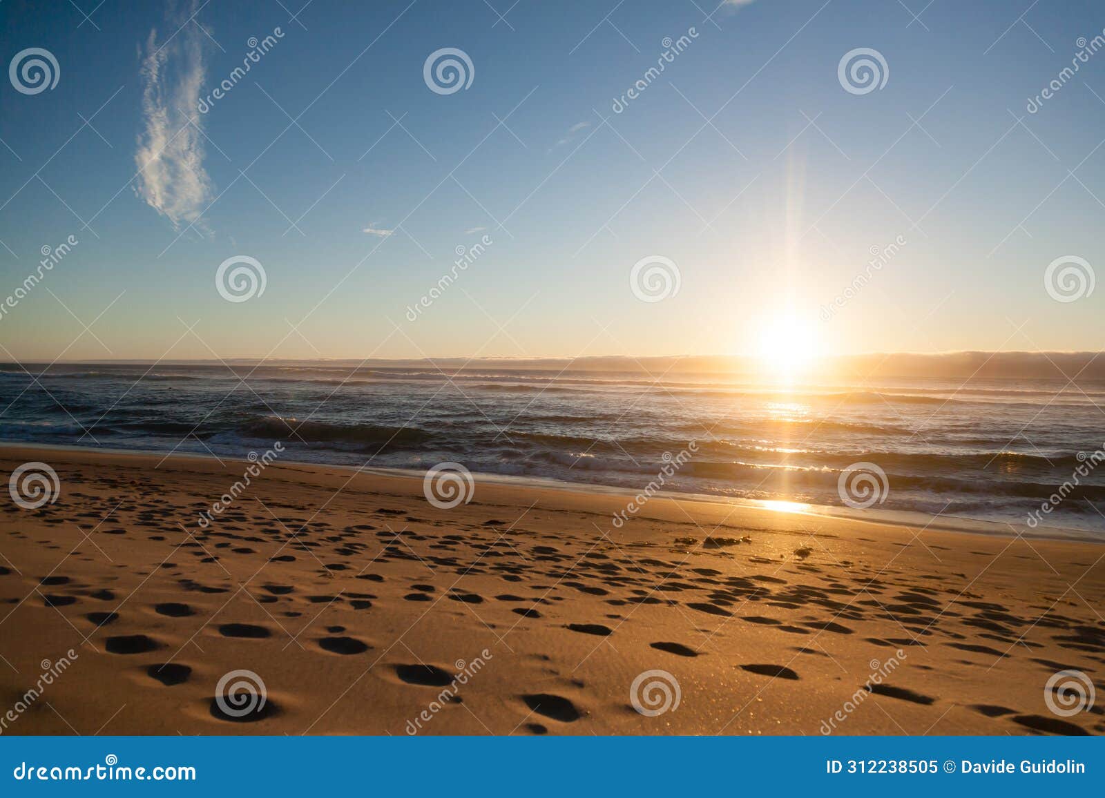 galician beach landscape, galicia, spain. do rostro beach