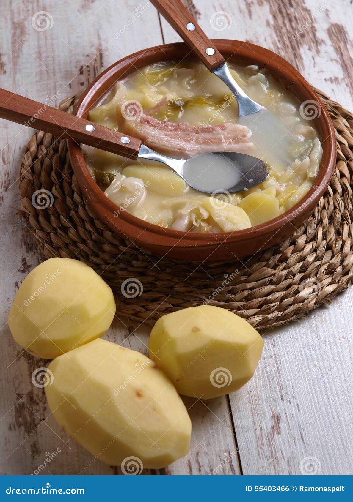 Galician broth stock photo. Image of healthy, detail 55403466
