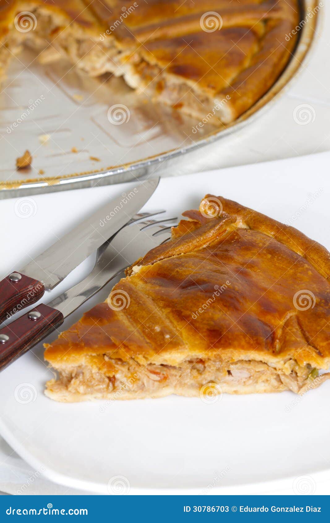 Galician pie stock image. Image of mass, onion, pepper - 30786703