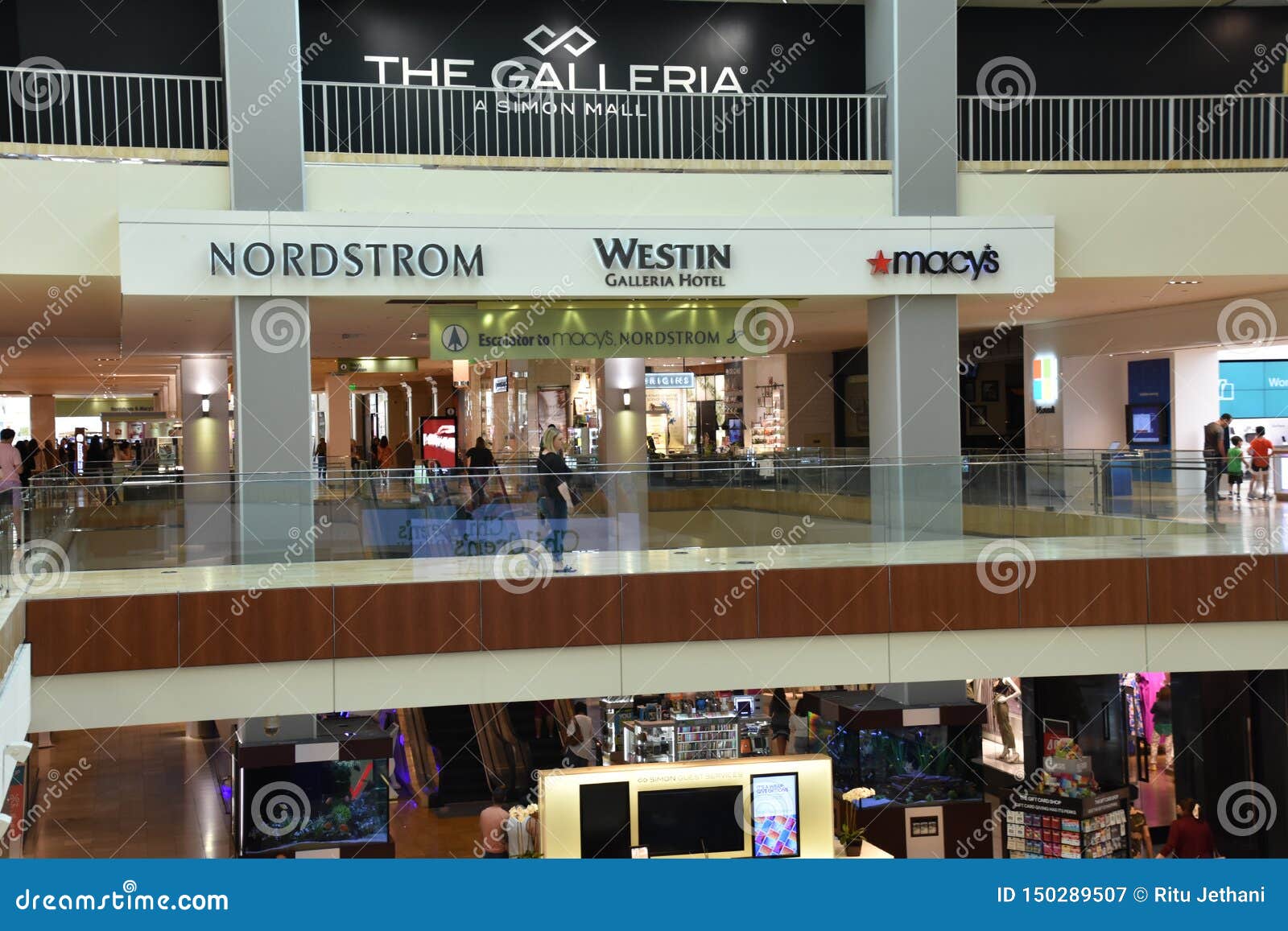 The Galleria Mall In Houston, Texas Editorial Photography - Image of