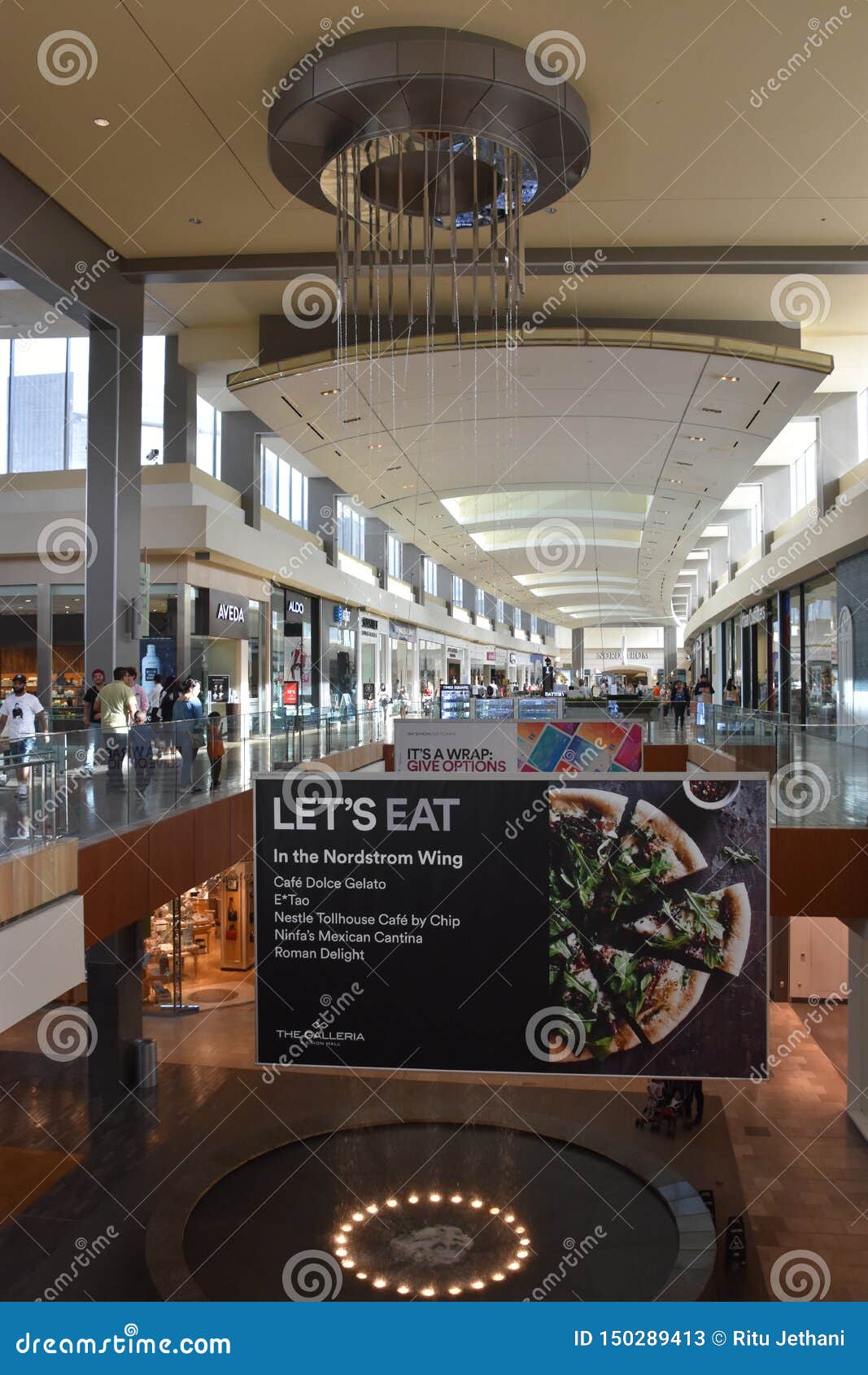 The Galleria Mall in Houston, Texas Editorial Stock Photo - Image