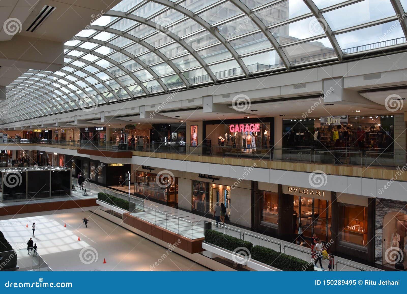 Interior of The Galleria shopping mall, Houston, Texas, USA Stock Photo -  Alamy