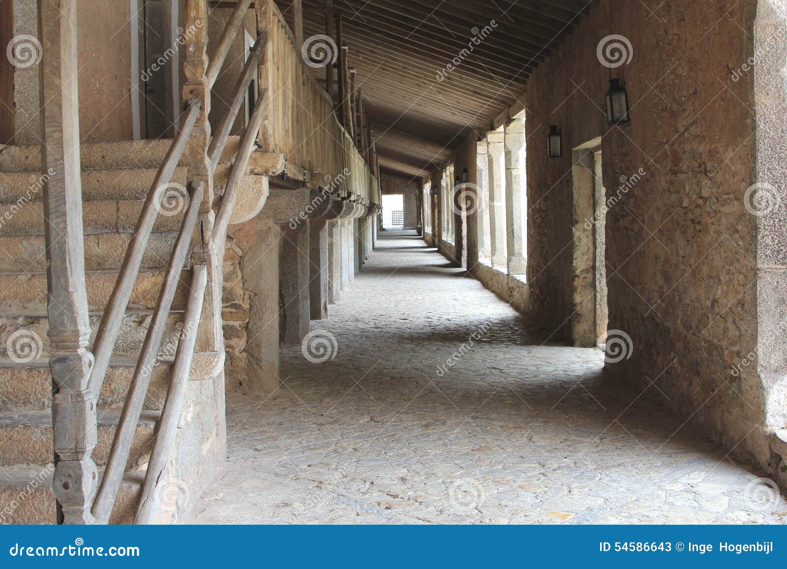 cells of the monks in monastery el santuari de lluc, mallorca, spain