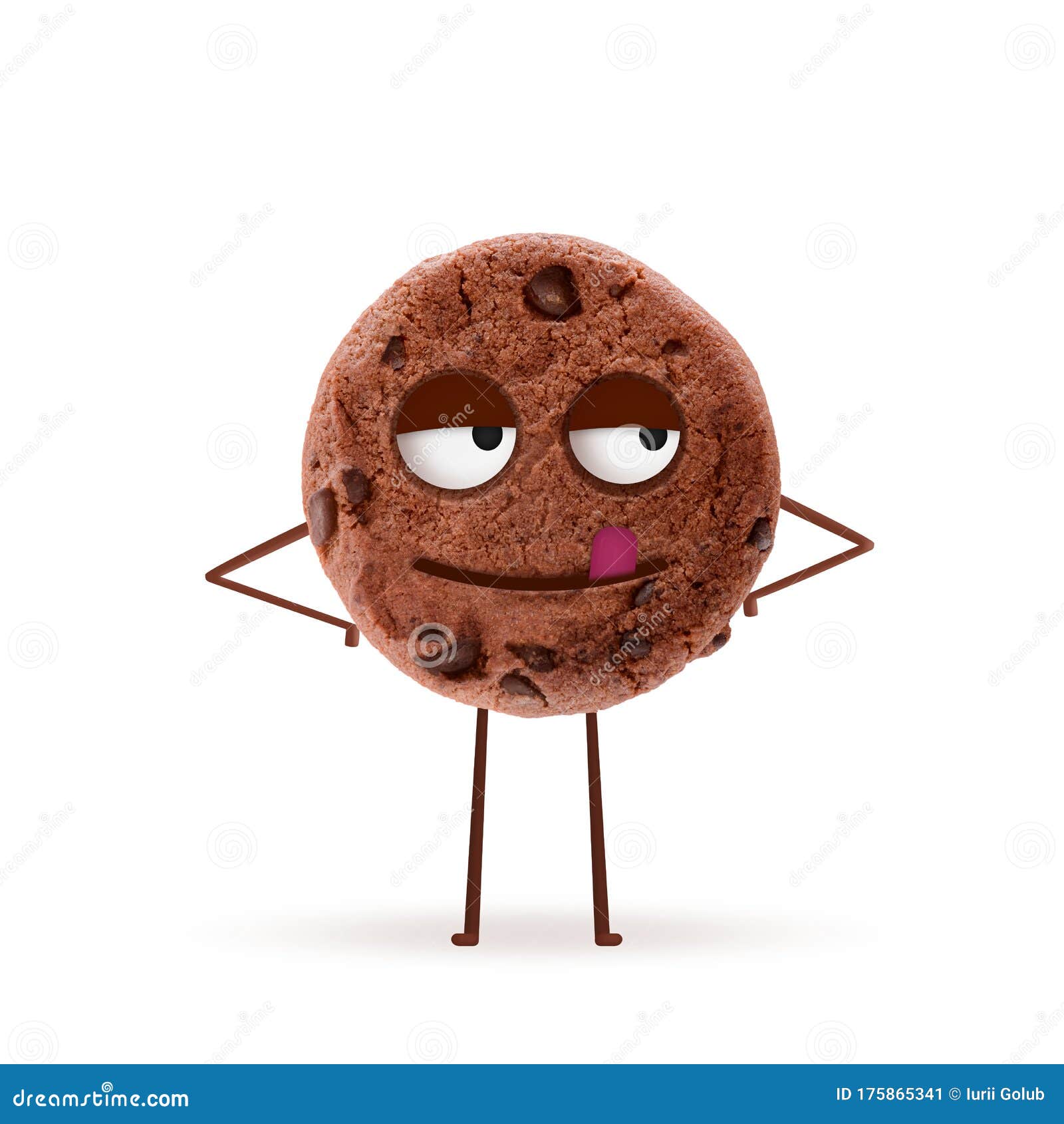 Galleta De Chocolate Con Cara Deliciosa Con Lengua Lamida Y Ojos Alegres Stock de ilustración - Ilustración de galleta, sabroso: 175865341 Galleta De Chocolate Con Cara Deliciosa Con Lengua Lamida Y Ojos Alegres Stock de ilustración - Ilustración de galleta, sabroso: 175865341