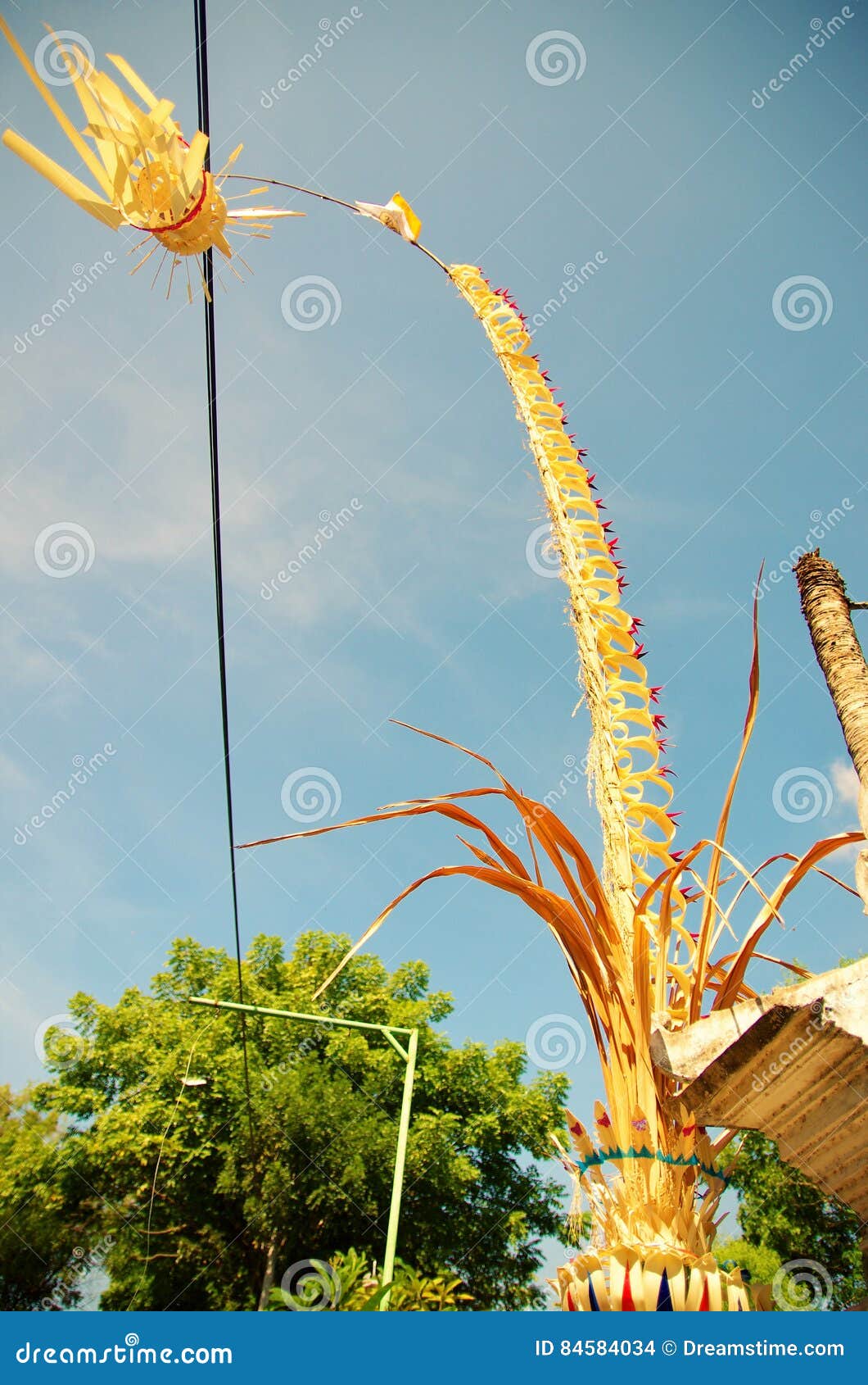 Galungan Kuningan  Celebration On Bali  Stock Photo Image 