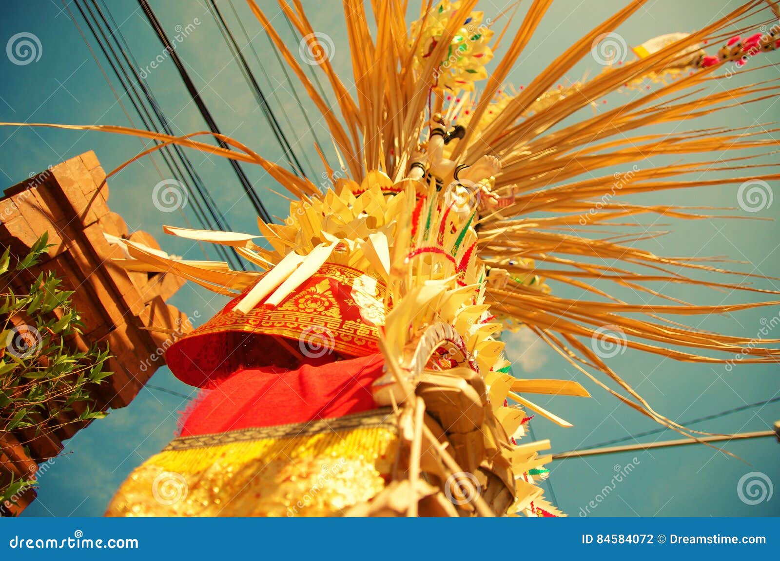 Galungan Kuningan  Celebration On Bali  Stock Photo Image 