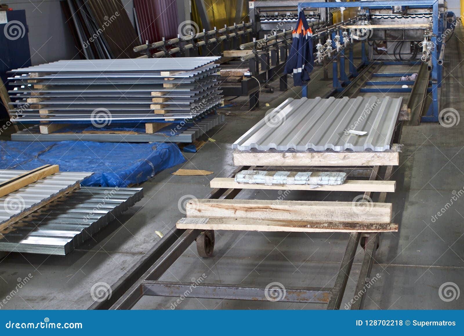 Cink Steel Metal Texture Background In Grey Blue Colors Stock Photo ...