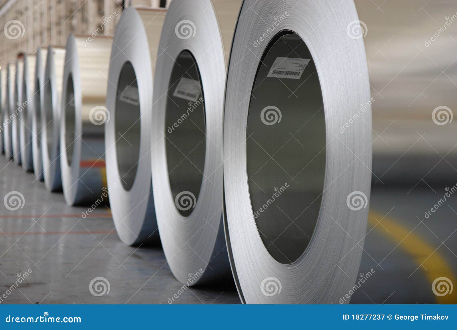 the galvanized steel rolls