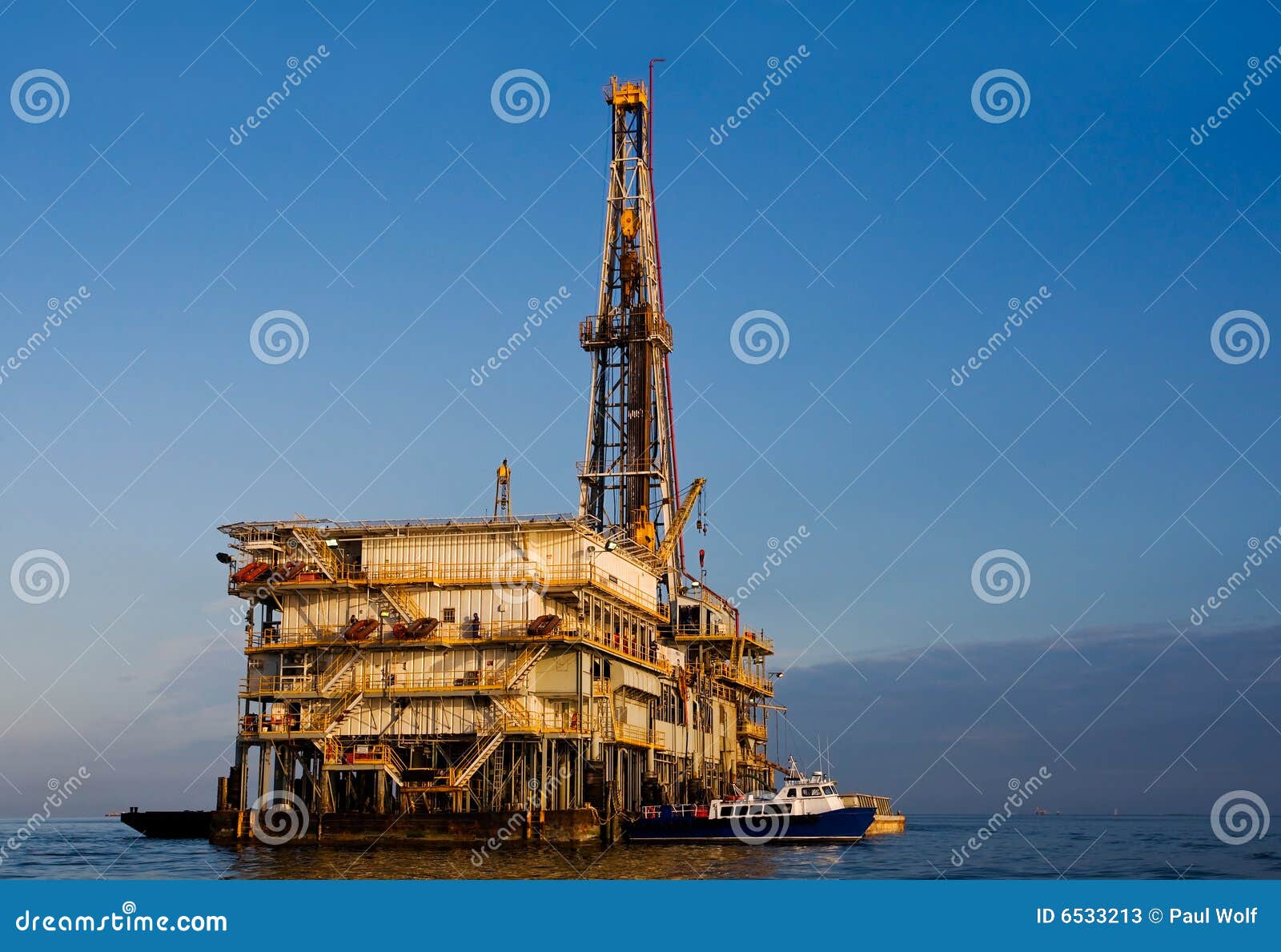 Galveston Bay Rig stock image. Image of ocean, drilling 6533213