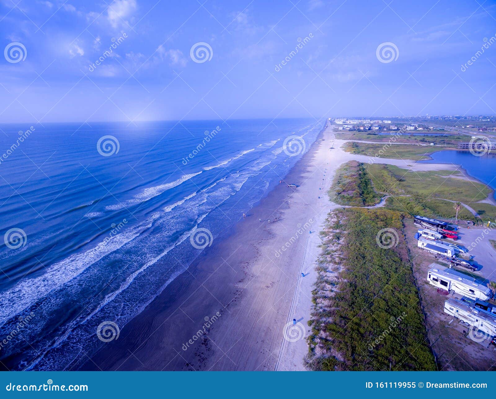 Galveston Beach editorial image. Image of gulf, waves 161119955