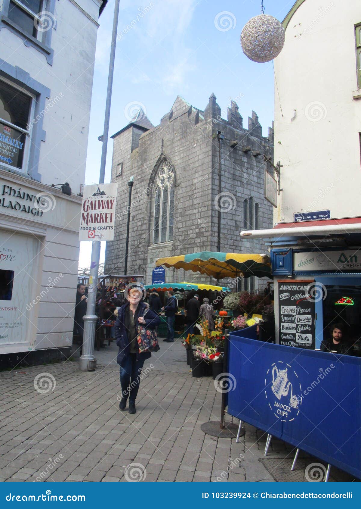 GalwayMarkt redaktionelles stockbild. Bild von einkaufen 103239924