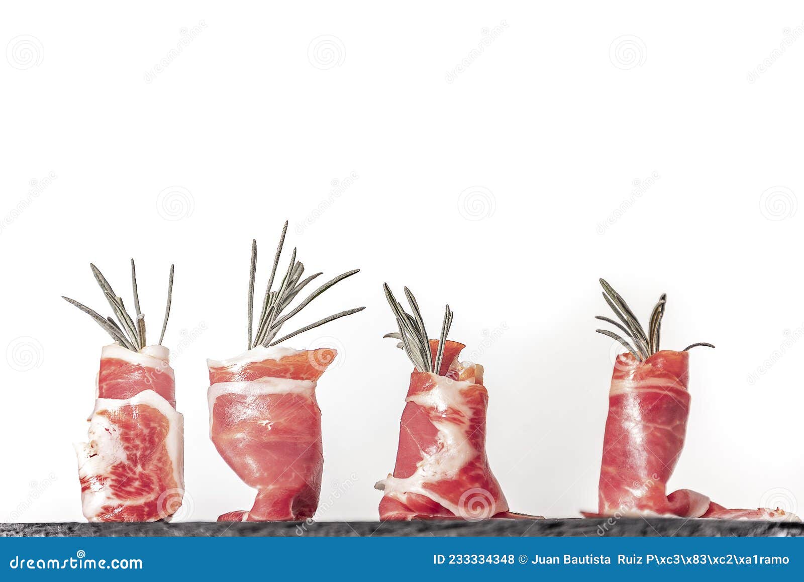 Gamba Tipica Spagnola Di Prosciutto Di Serrano Acornfed. Fotografia ...