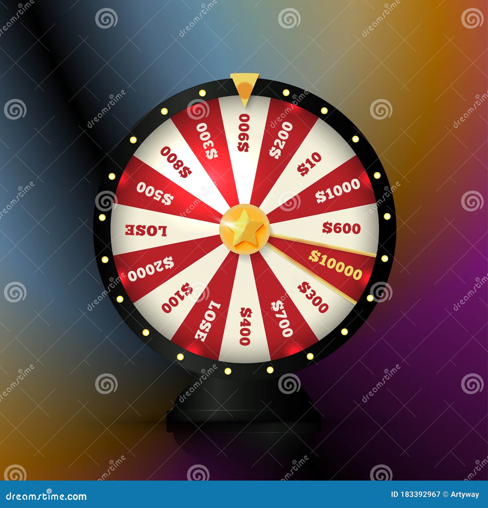 Spinner Wheel Roulette Stock Illustrations – 25 Spinner Wheel Roulette  Stock Illustrations, Vectors & Clipart - Dreamstime