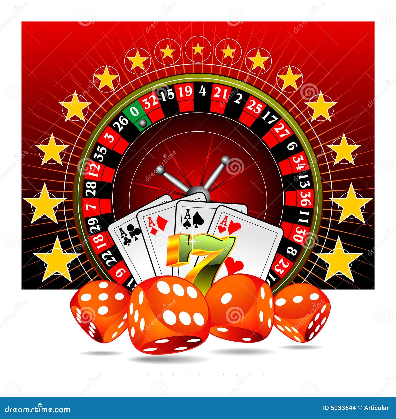 gambling illustration casino elements 5033644