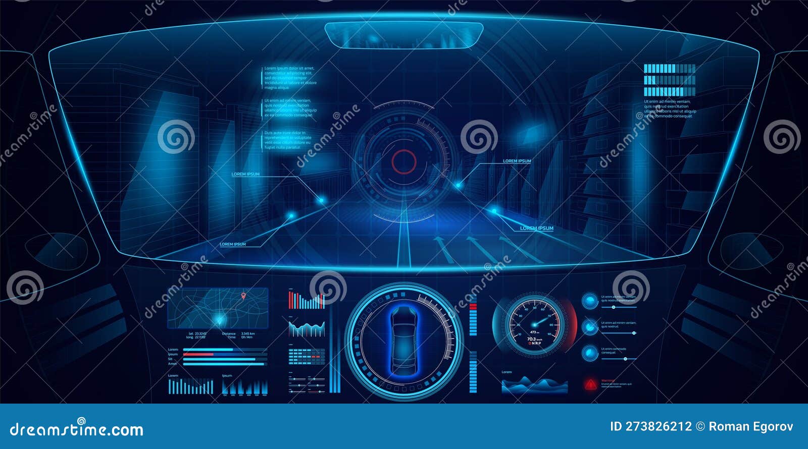 Digital Road Map Navigator In City Street Tablet Computer Screen Table Desk, Online Electronic 