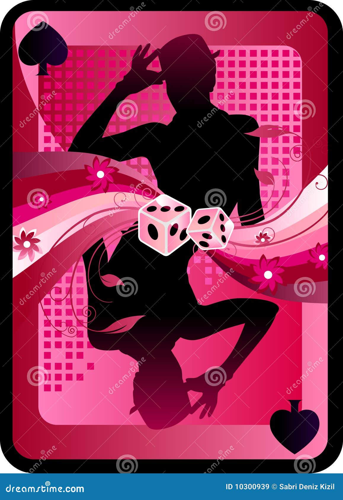 Game card design stock vector. Illustration of design 10300939
