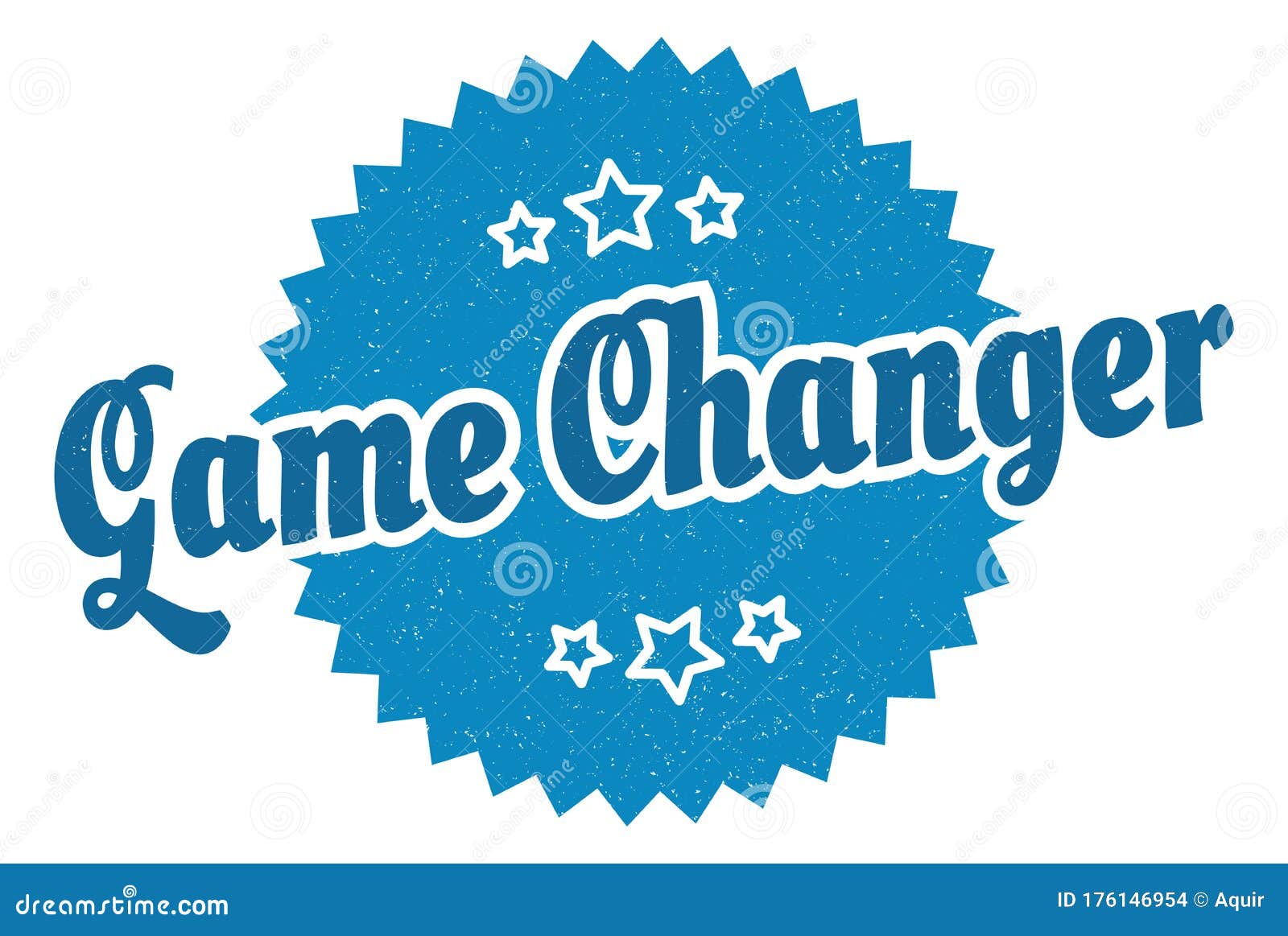 Game Changer Sign. Game Changer Vintage Retro Label Stock Vector