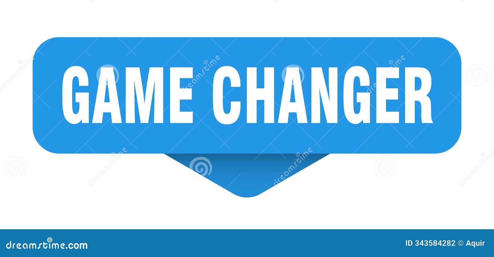 game changer sticker. game changer sign on transparent background