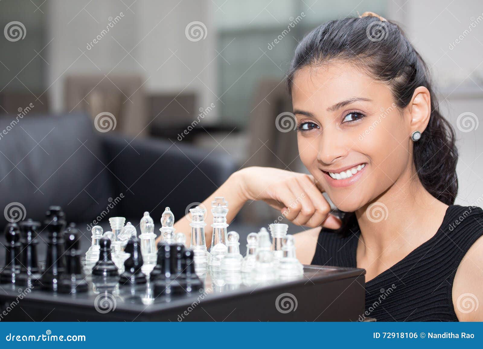 next move in a chess game, Stock image