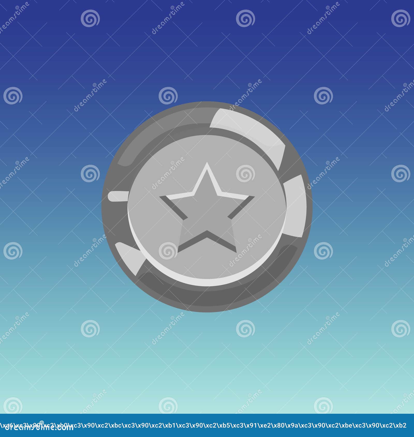 Game coin vector stock vector. Illustration of isolated ...