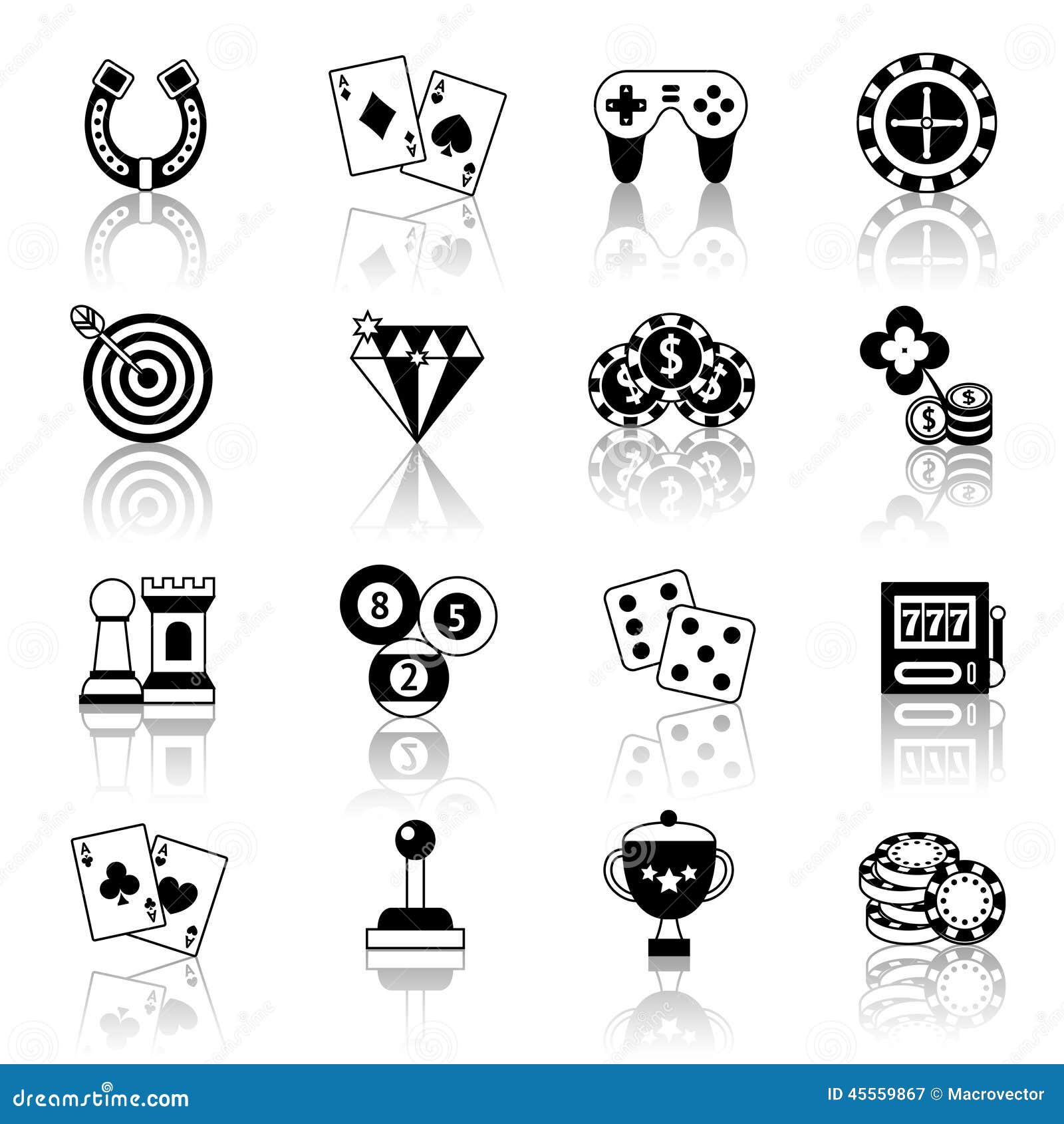 Video games icons set Royalty Free Vector Image