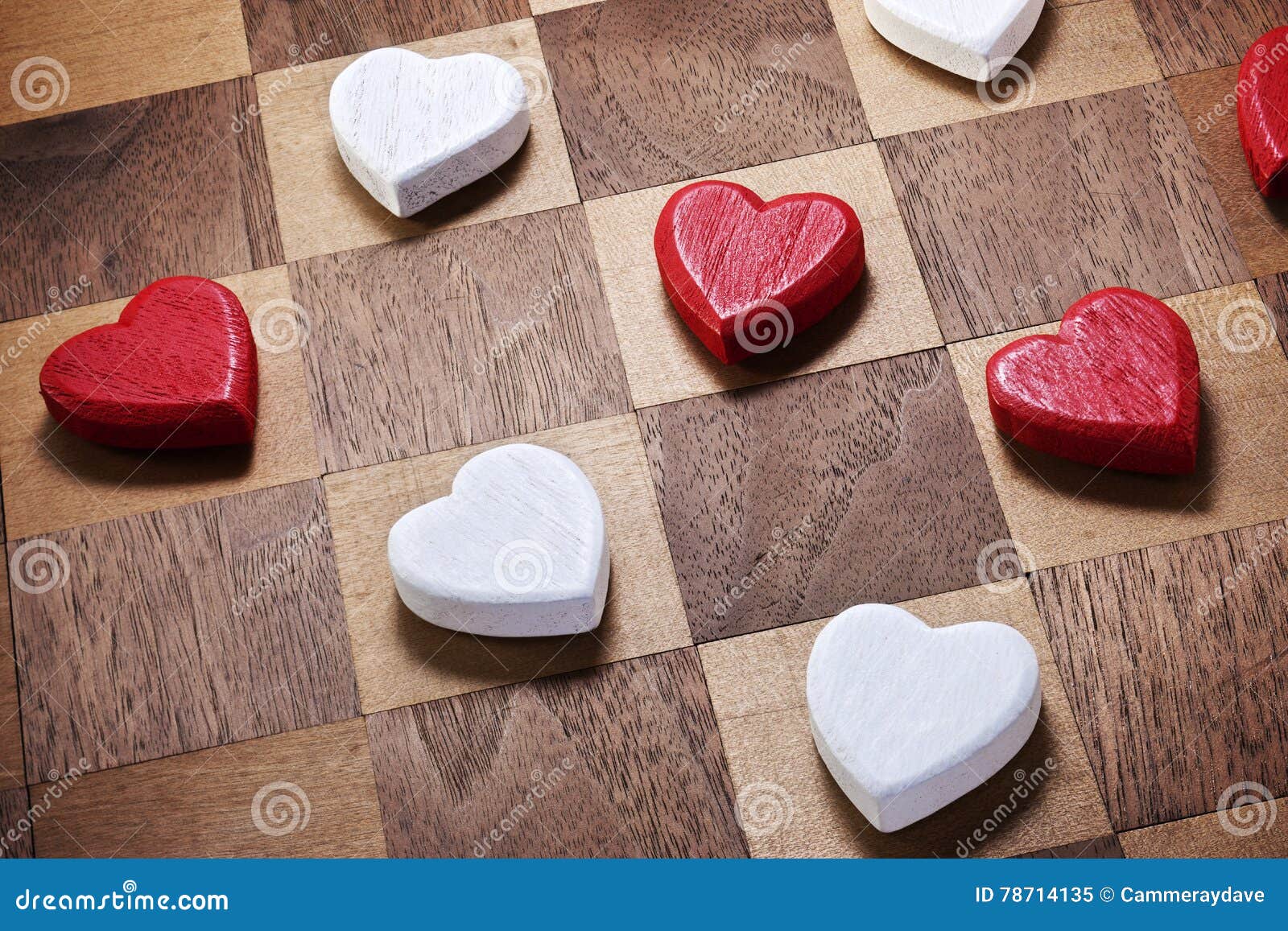 game love heart checkers