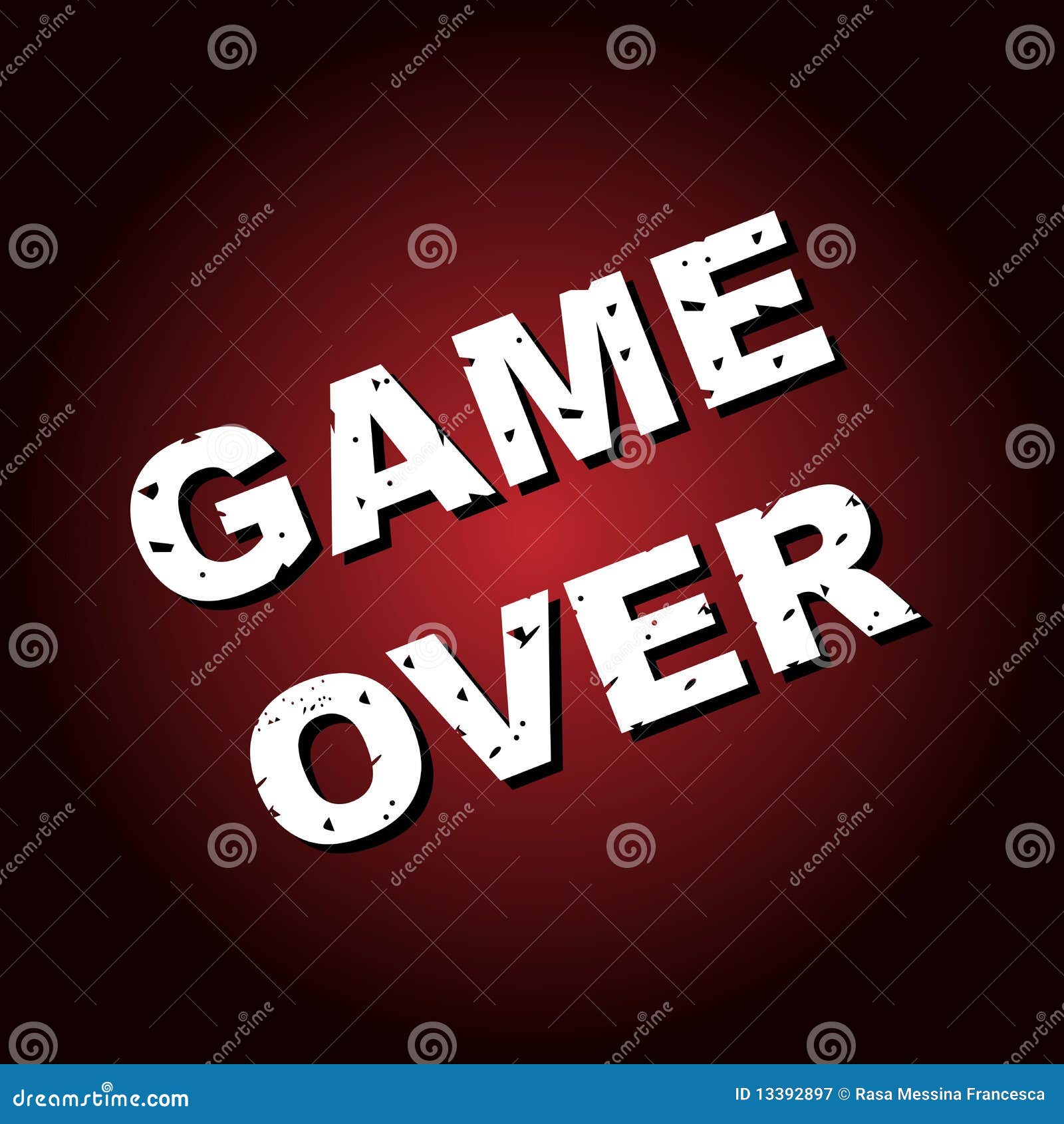 Game over background stock vector. Illustration of graphics - 13392897