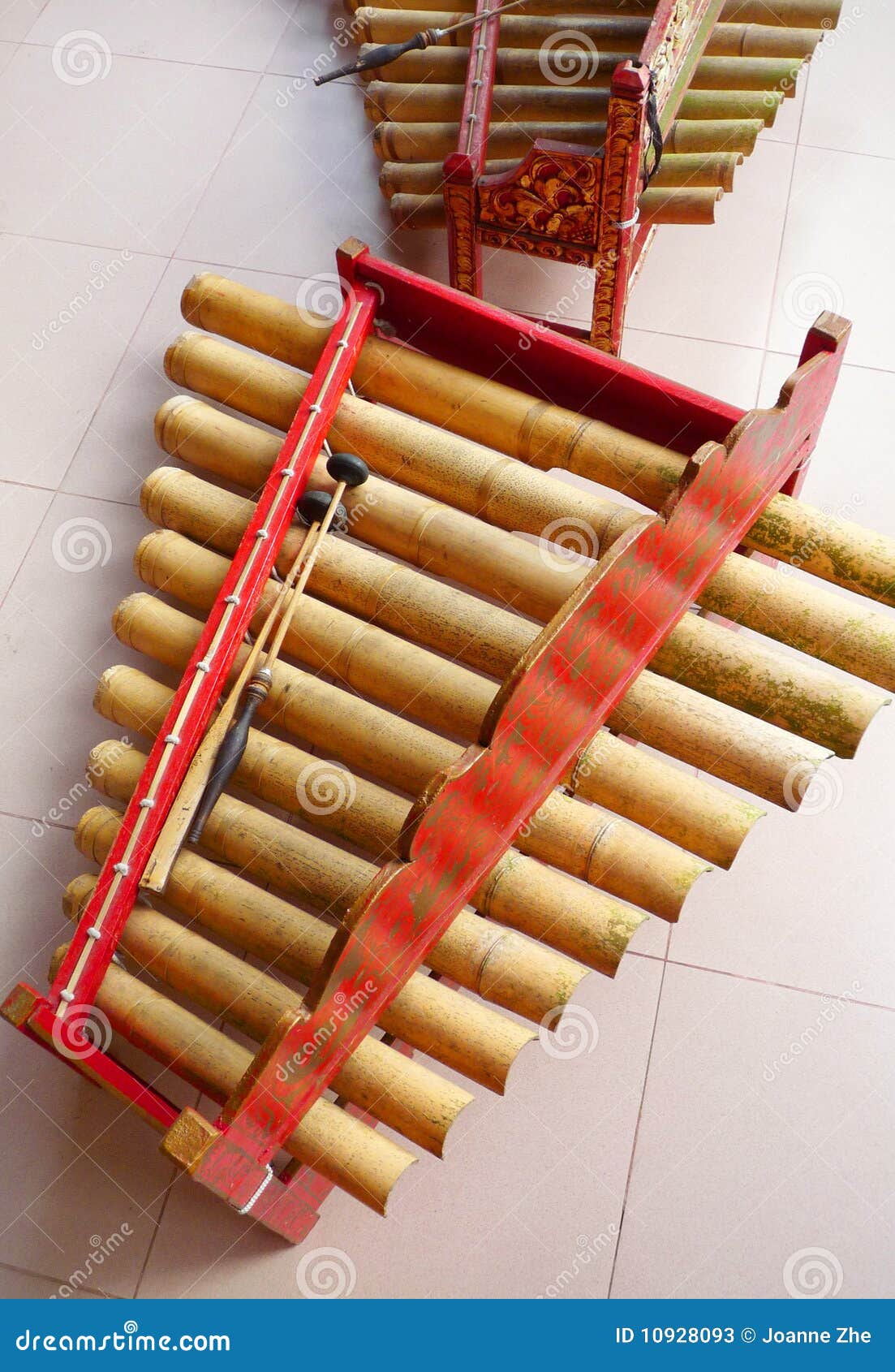 Gamelan Musical Instruments Of Bali  Stock Image Image of 