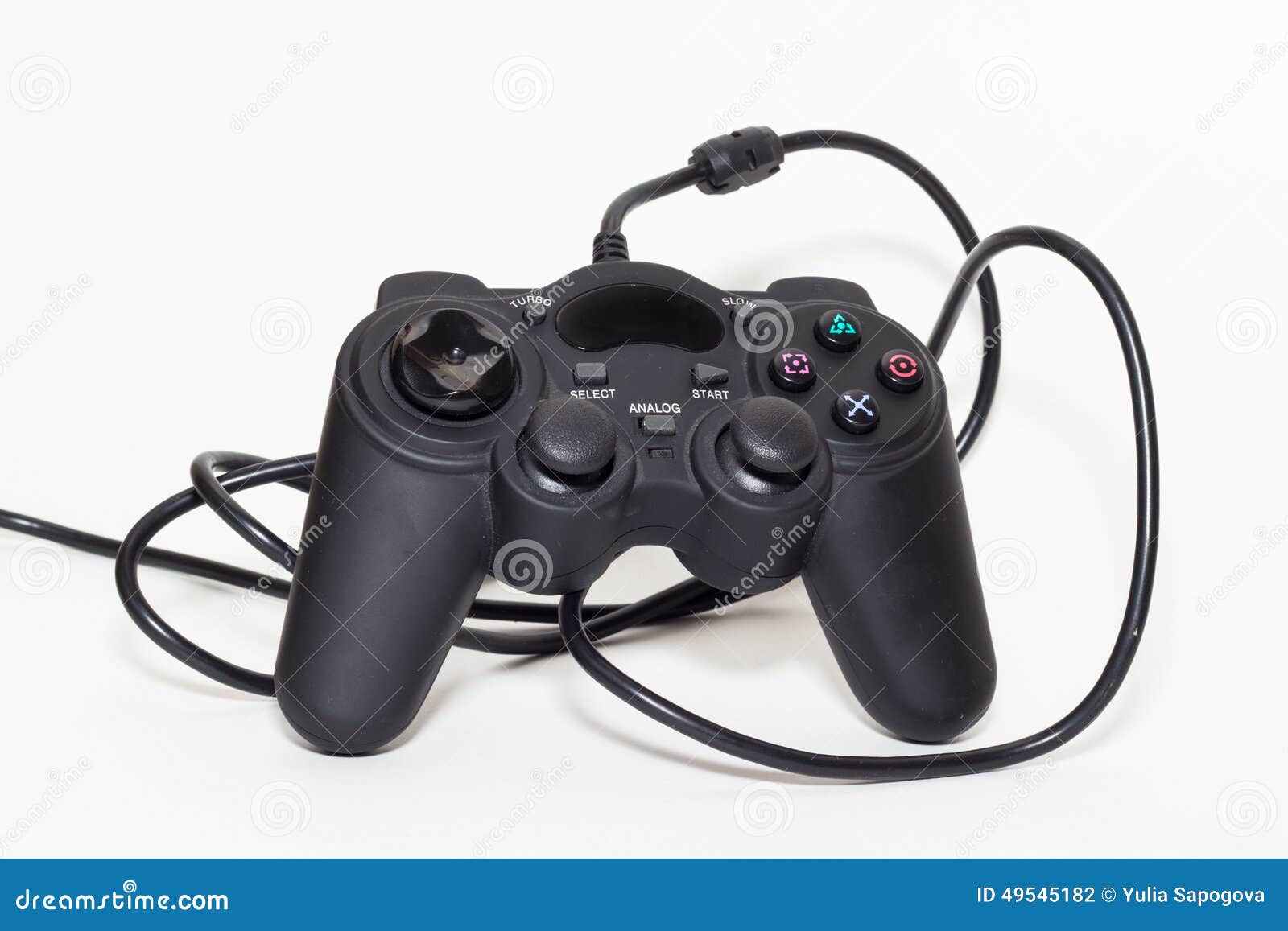 Gamepad. Los juegos de ordenador u otro son el mismo tipo de hacer