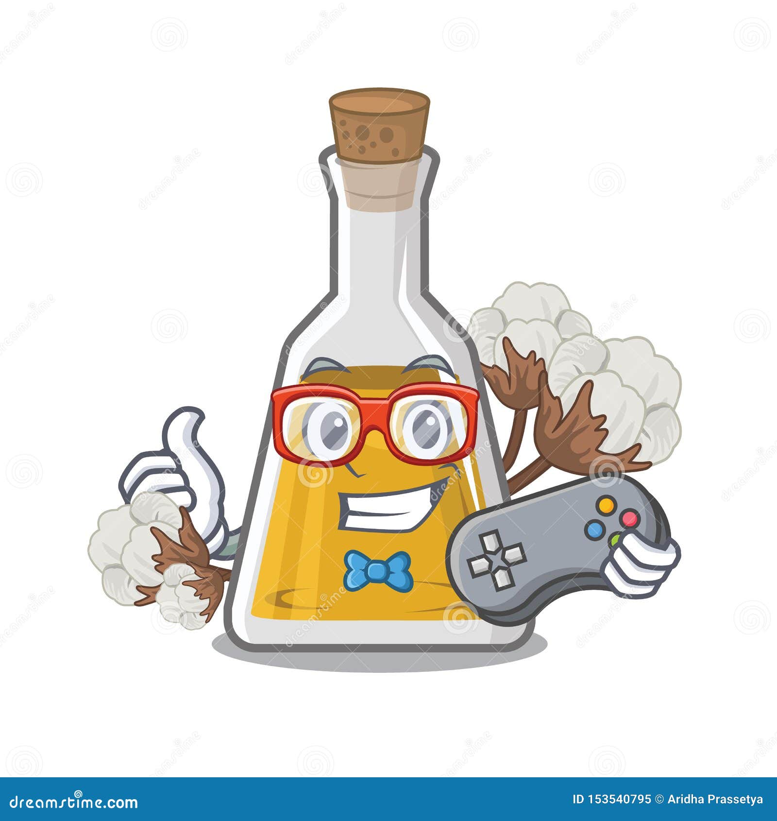 gamer cottonseed oil in the cartoon 