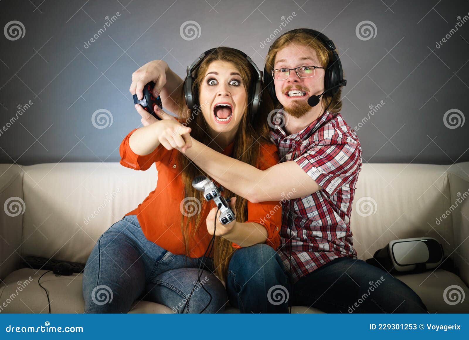 Couple playing games stock image. Image of girlfriend - 132760653