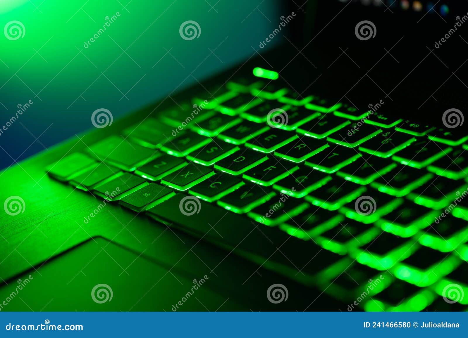 gamer keyboard colorful rgb lights, gamming pc computer.