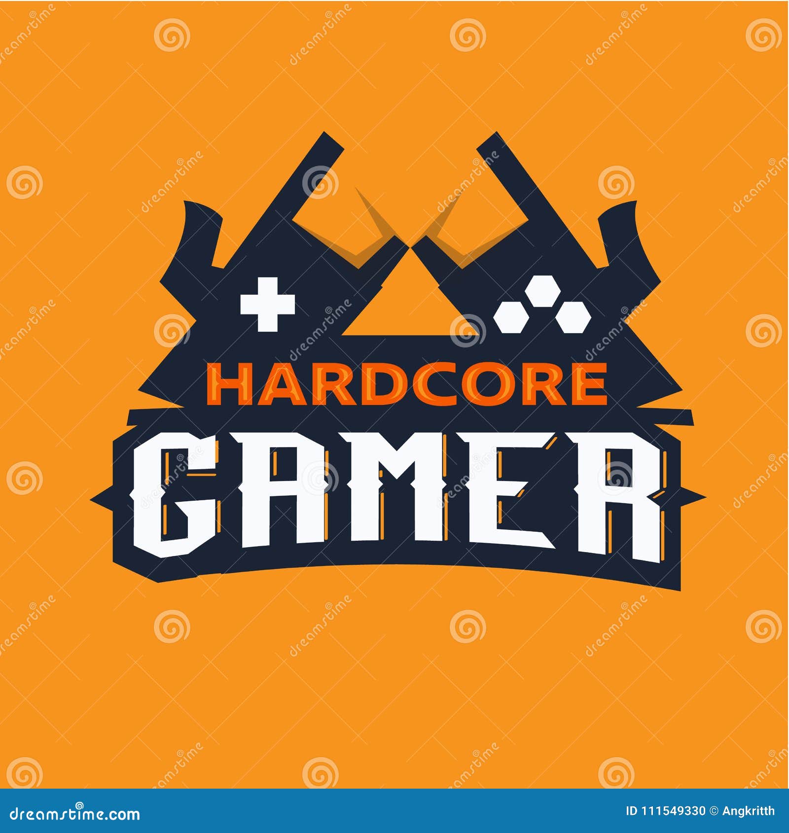 Hard Gamer Logo Free Download 