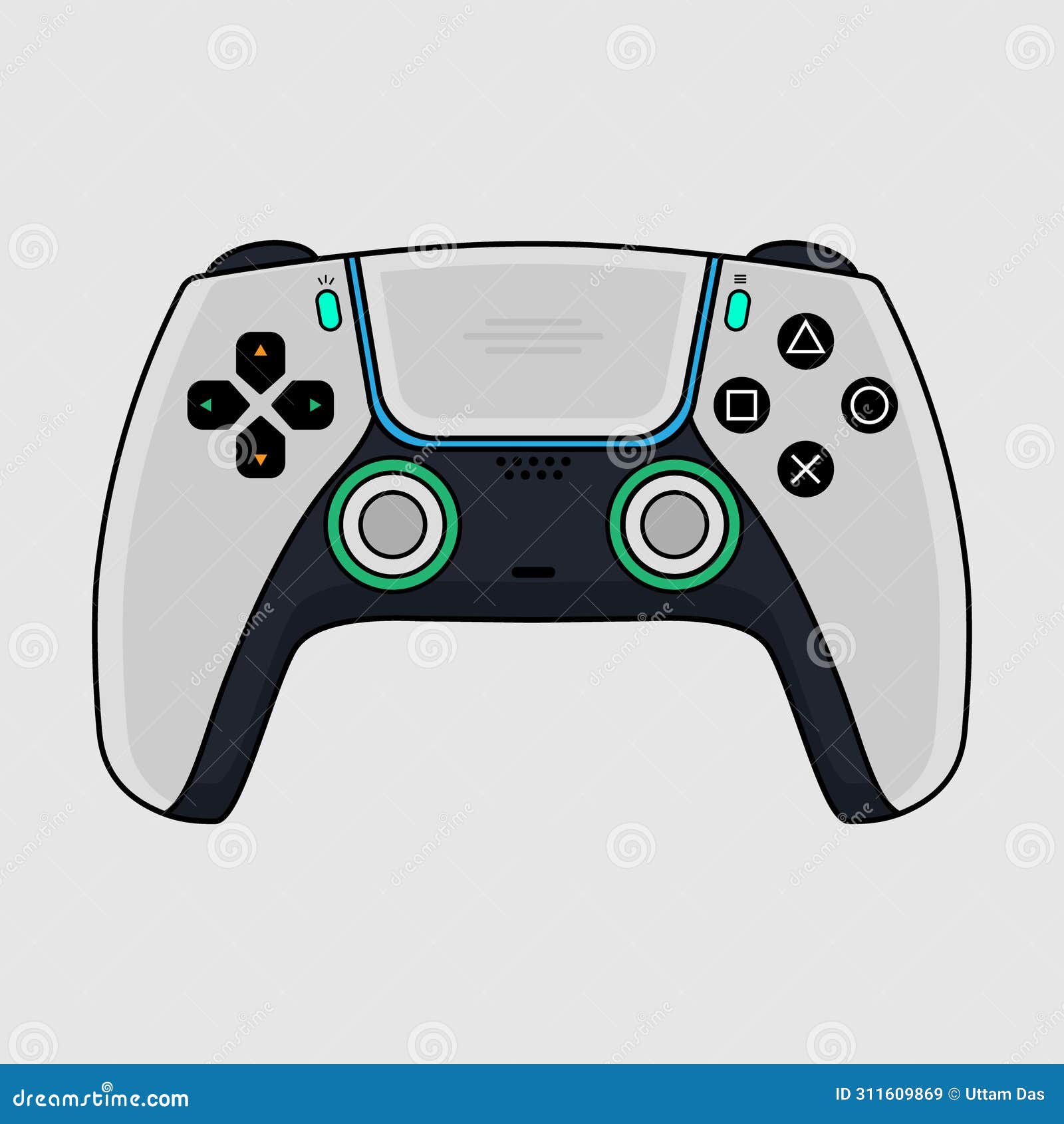 gaming console , video game controller graphic
