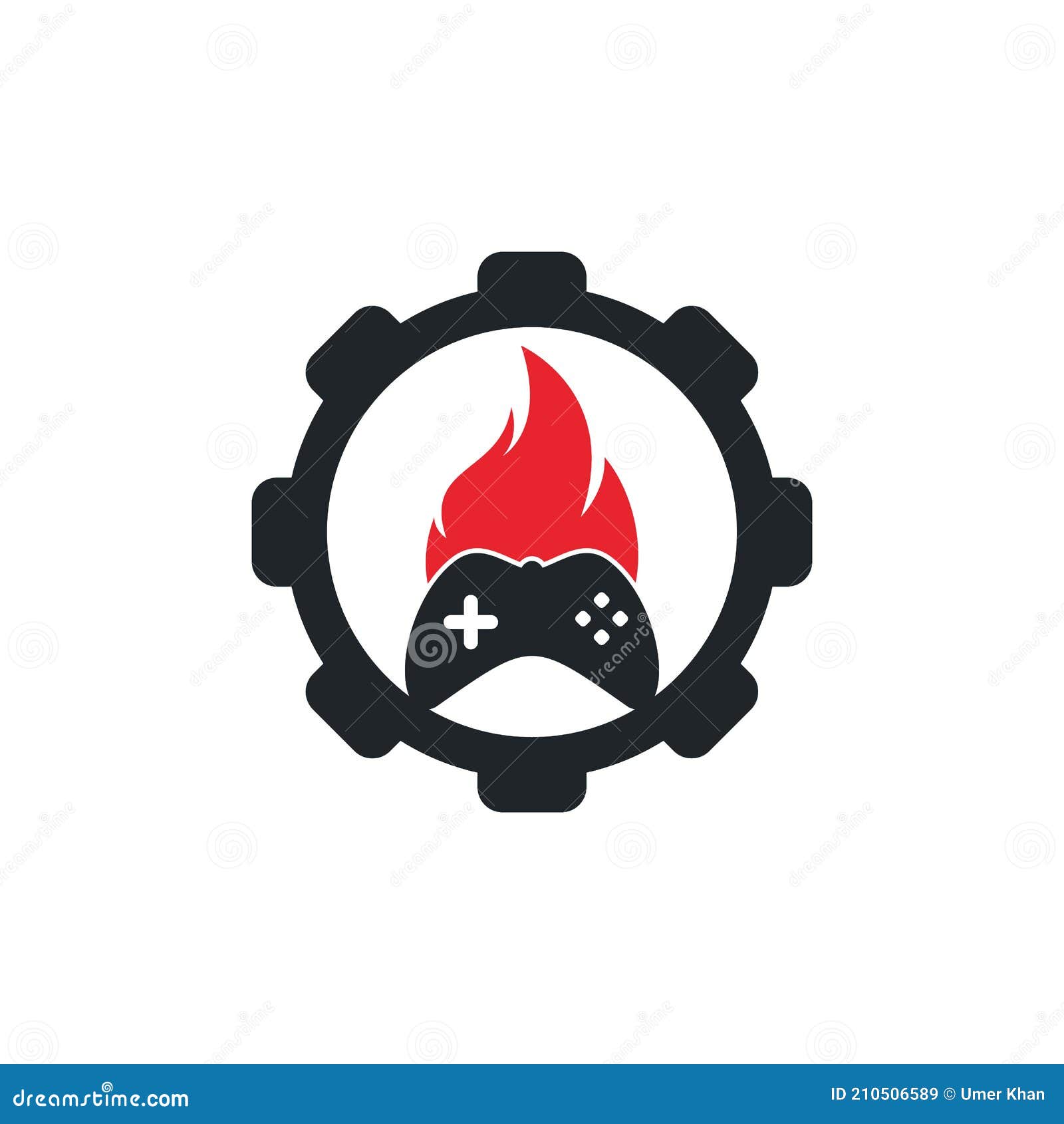 Gaming Fire Gear Shape Concept Logo Icon Stock Vector Illustration Of Entertainment Device Gaming Fire Gear Shape Concept Logo Icon Stock Vector Illustration Of Entertainment Device