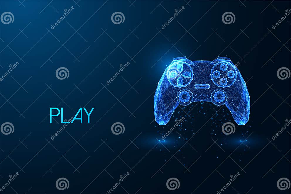 Gaming Innovation, Gamification, Immersive Experience Future Concept with Game Controller 