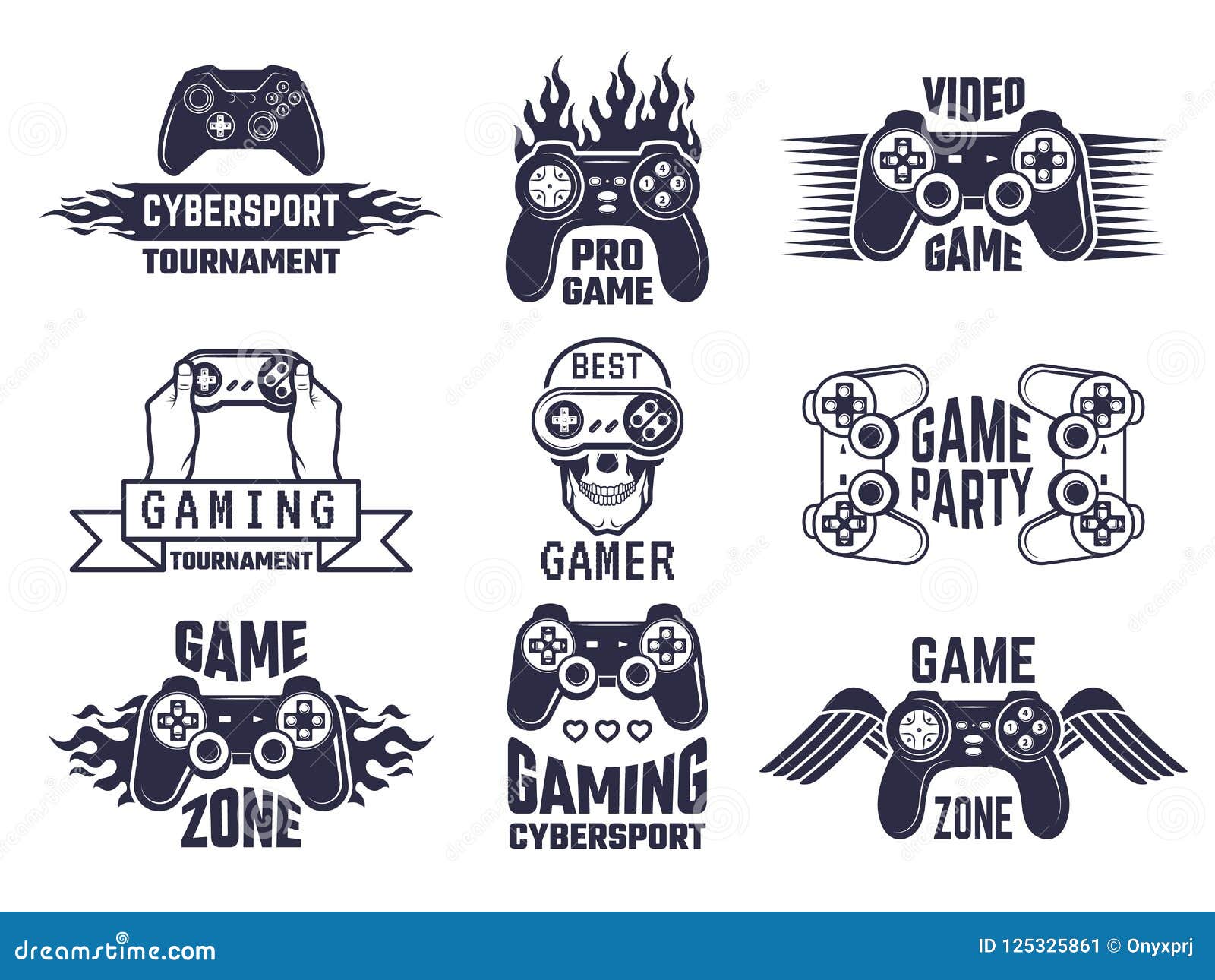 Gaming Logo Stock Illustrations – 102,412 Gaming Logo Stock Illustrations,  Vectors & Clipart - Dreamstime