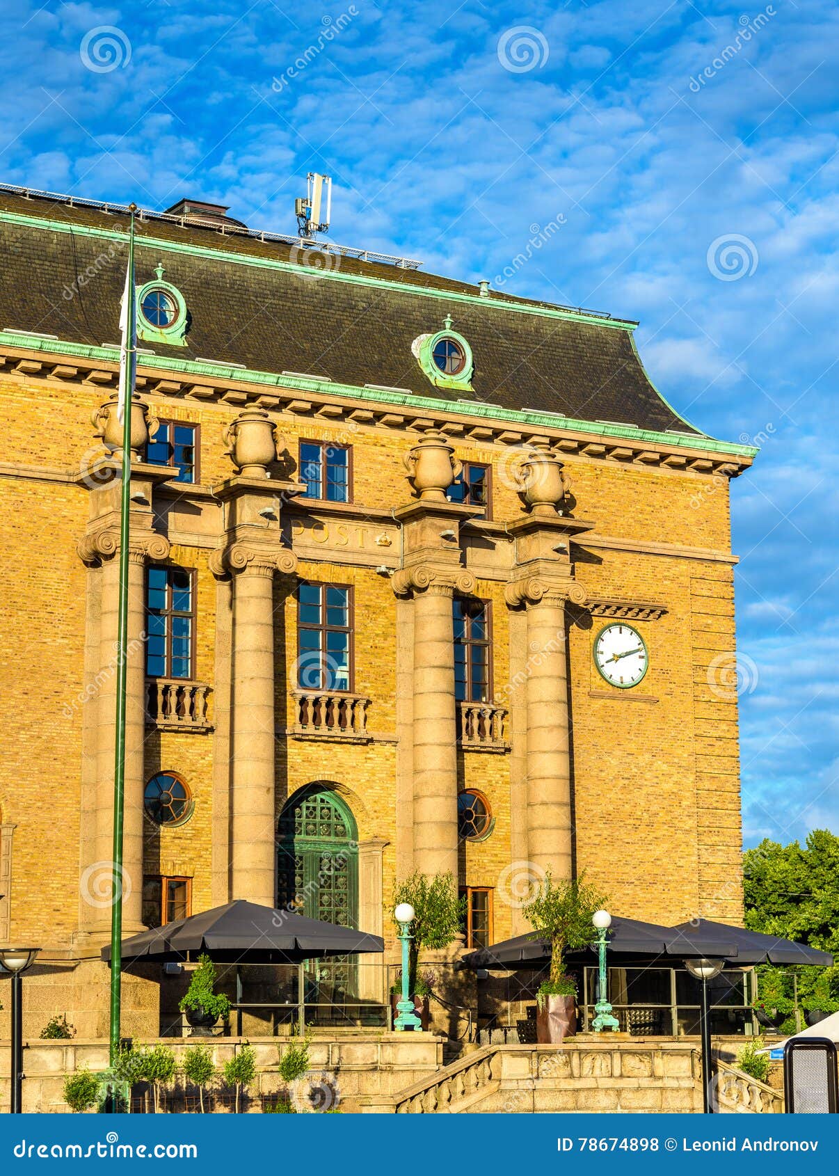 Gamla Posthuset, Old Post Office of Gothenburg Sweden Stock Photo Image of facade, gamla