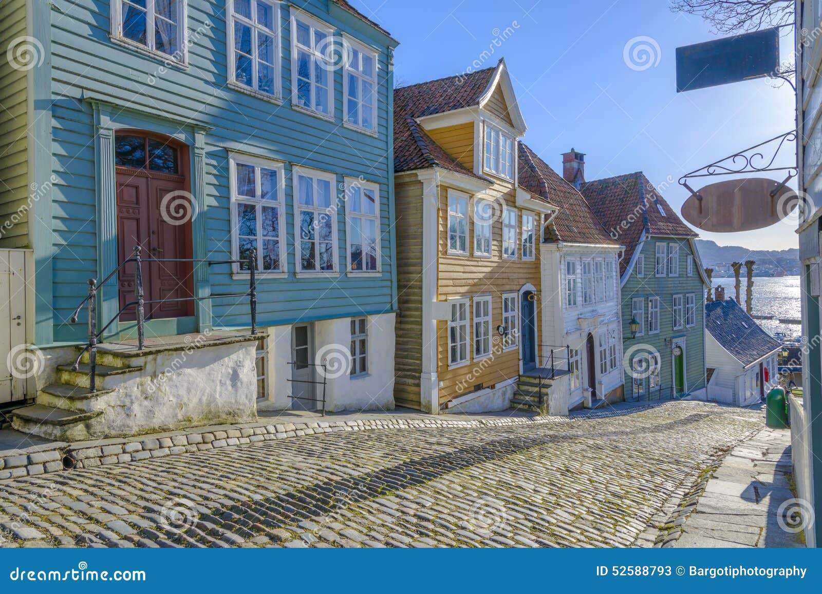 Gamle (gamla) Bergen Museum I Bergen, Norge Fotografering för ...